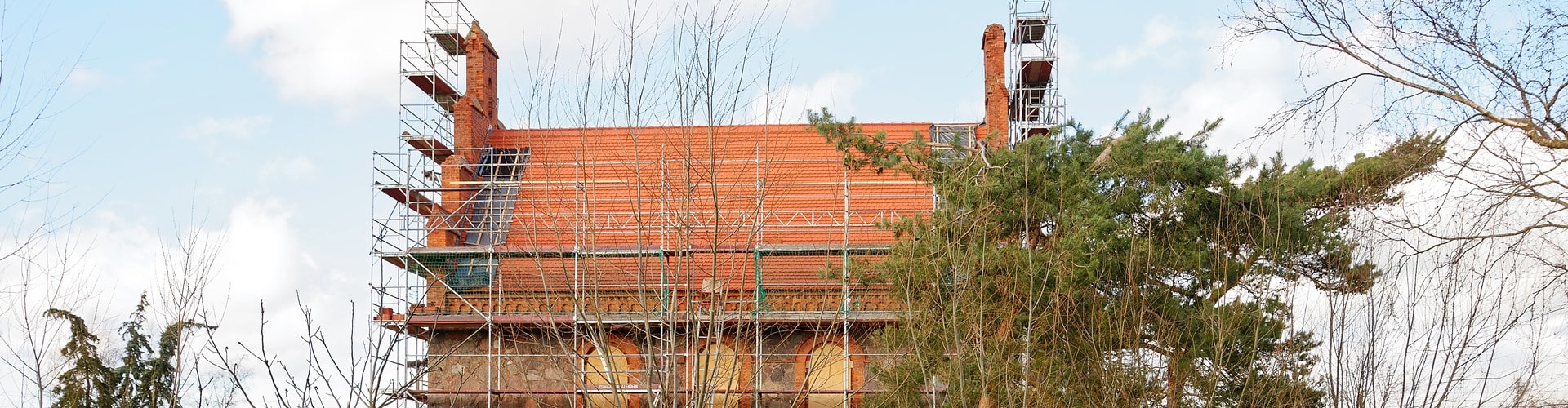 Sanierung Kirche in Wegezin